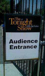 The Tonight Show with Jay Leno taping 4/2/12